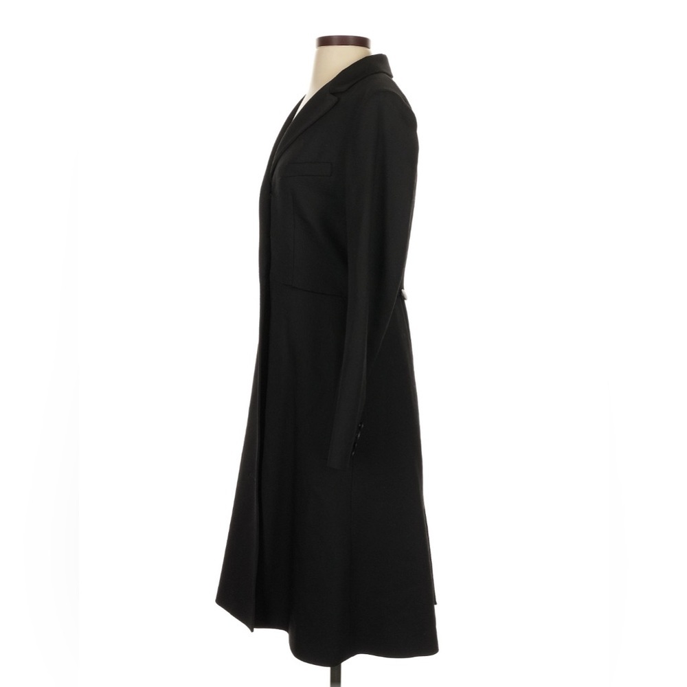 Ralph Lauren Collection Long Coat Dress Black Tuxedo Jacket Wool Tailored NWT 4 - Picture 6 of 6